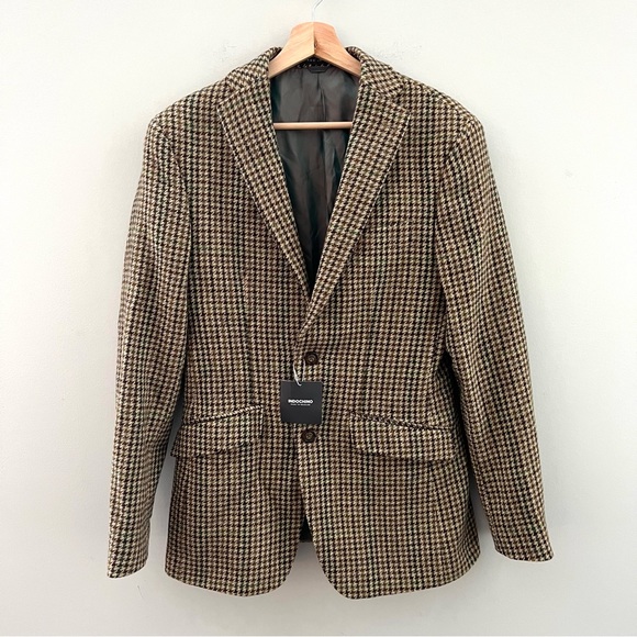 Indochino Suits & Blazers Nwt Indochino Mens Wool Multicolor Belford Houndstooth Hunter
